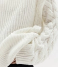 Kolos cable knit sweater milk