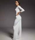 Jane set with flared trousers and jumper milk