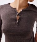 Jane set with flared trousers and jumper cappuccino