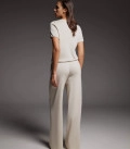 Jane-Moss trouser set with T-shirt ivory