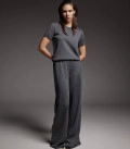 Jane-Moss trouser set with T-shirt graphite