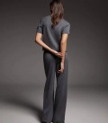 Jane-Moss trouser set with T-shirt graphite