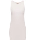 Kate mini dress with ribbed knit milk