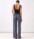 Sharon ribbed viscose bodysuit black