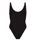 Sharon ribbed viscose bodysuit black