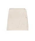 Wrap mini skirt Liora ivory