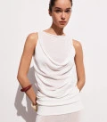 Draped top Luna milk