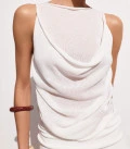 Draped top Luna milk