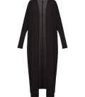 Marea viscose long cardigan black