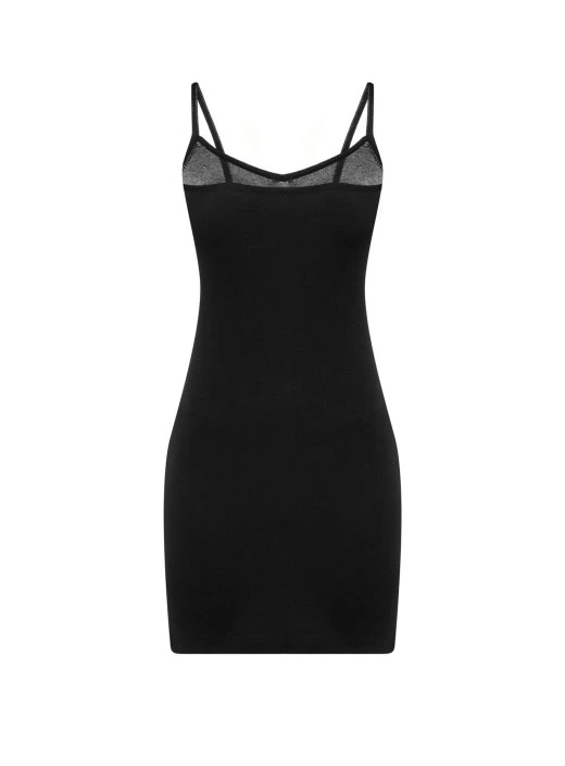 Mini-length viscose combination black
