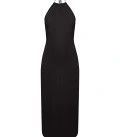 Openwork dress with an open back Leya black