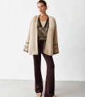 Tala straight-cut pants chocolate