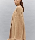 Long cardigan coat Bella caramel