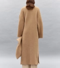 Long cardigan coat Bella caramel