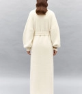 Long cardigan coat Bella milk