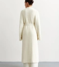 Long cardigan coat Bella milk