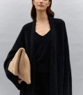 Long cardigan coat Bella black