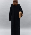 Long cardigan coat Bella black