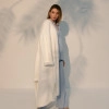 Long cardigan coat Bella milk
