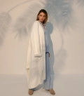 Long cardigan coat Bella milk