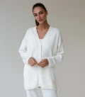 Basic cardigan milk