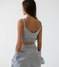 Mini top tank top gray