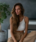 Top openwork milk