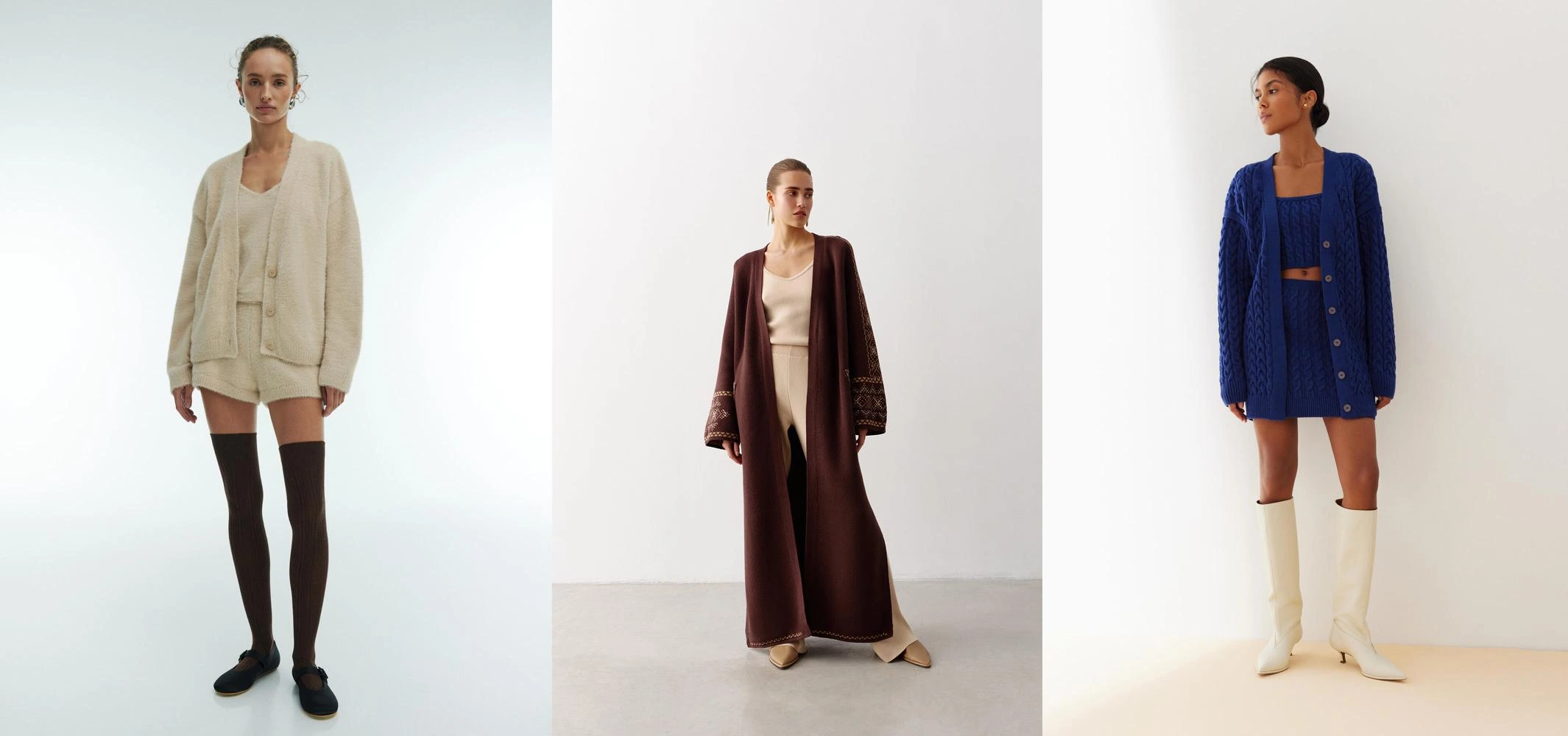 Cardigans of various styles from 25 Union