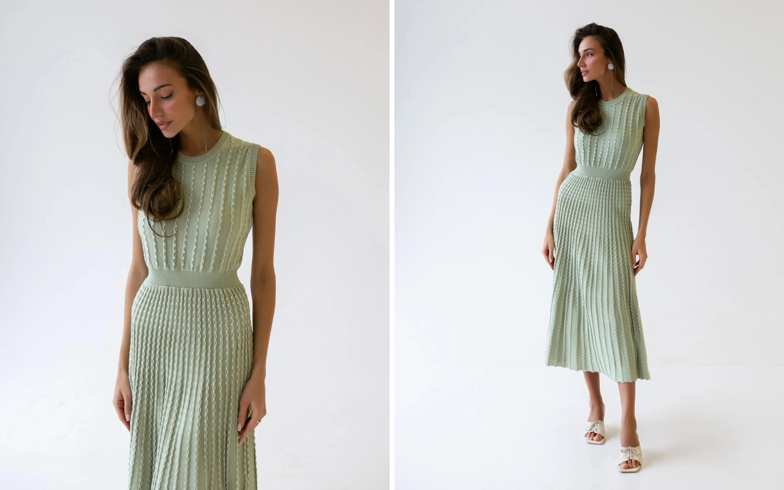 Summer lace dress for inverted triangle body shape, 25 Union Kazakhstan