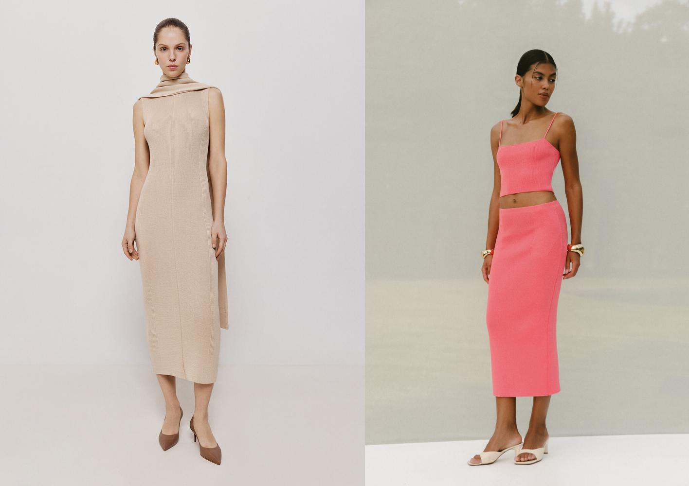 Игра цветов и деталей в трикотажных образах от 25 Union