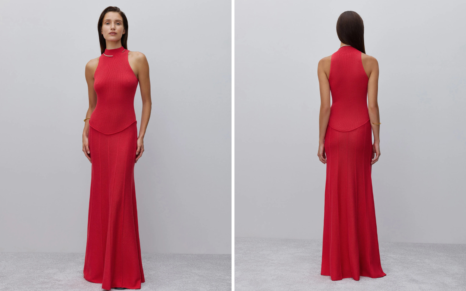 Вечернее красное платье для фигуры перевернутый треугольник, 25 Union Казахстан